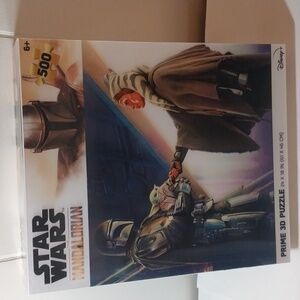 Disney Star Wars The Mandalorian Prime 3D 500 Piece Jigsaw Puzzle NEW